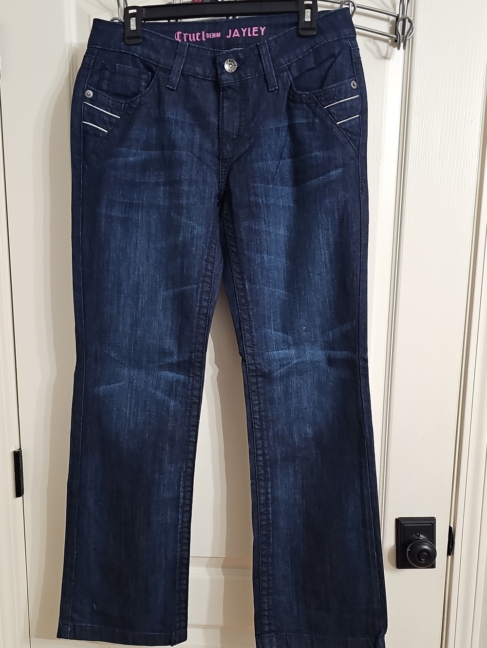 Cruel Denim Jayley Women's Dark Blue Wide Leg Jeans